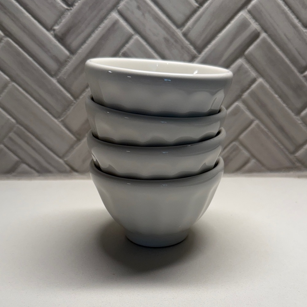 Anthropologie Biscuit Mini Latte Bowls 4